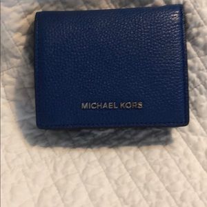 Michael Kors wallet. Blue